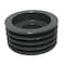 B&B Manufacturing Bushing 4 Groove V-Belt Pulley 11.8 inch OD 45V1180E - alternate 1